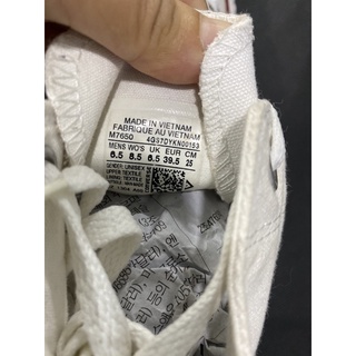 Giày Converse Size Nam full white SIZE 39.5 (Real 100%\2hand)