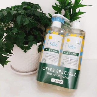 Tắm gội Klorane cho bé 500ml