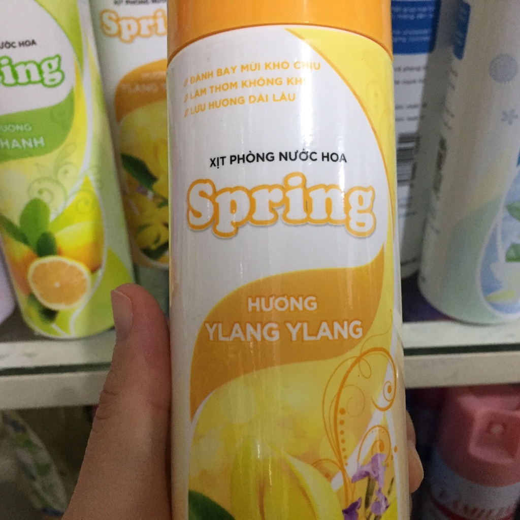 Xịt thơm phòng spring hương YLANG YLANG 225ml