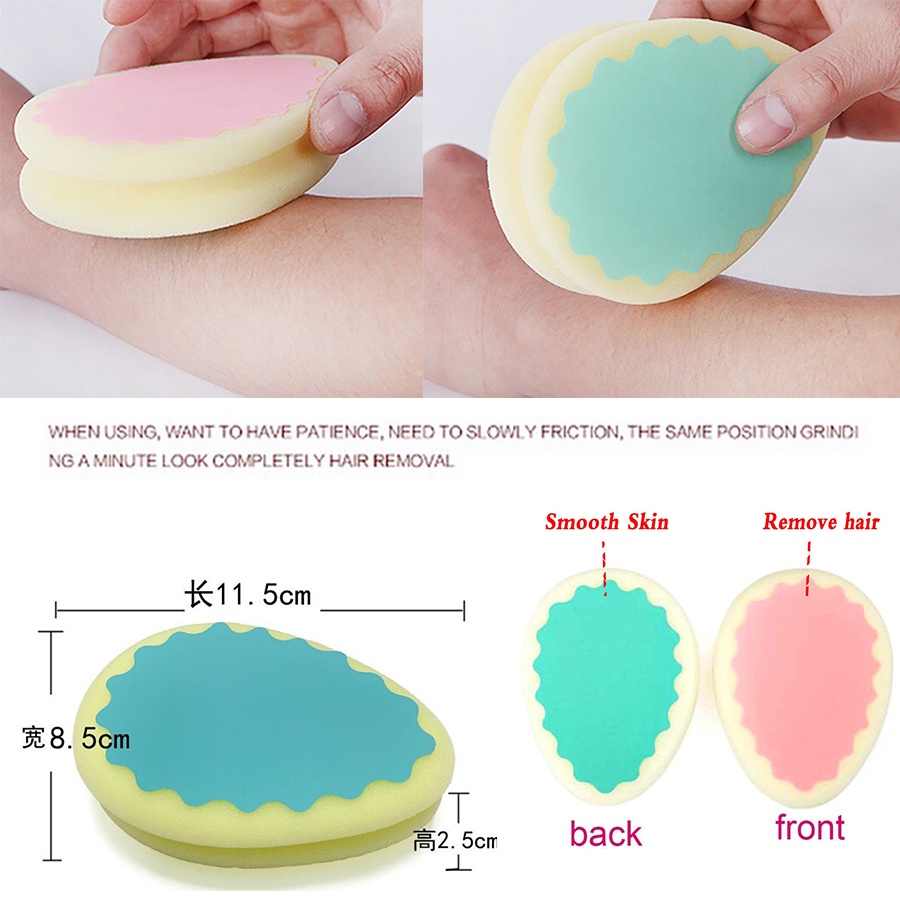 Mút Xốp Tẩy Lông Không Đau Thần Kỳ Cho Toàn Thân