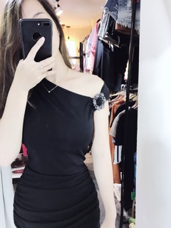 Váy body tag đá cao cấp V014 KYMIE