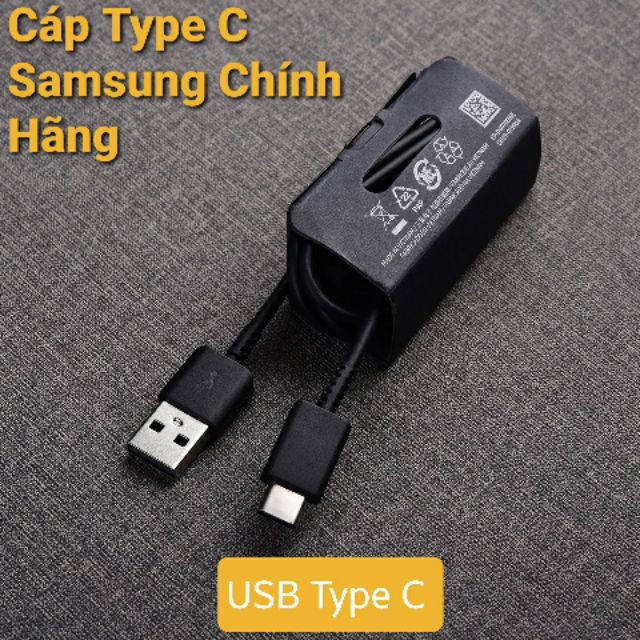 Cáp Samsung Type C Chính Hãng - Zin 100% Nhà máy Samsung.