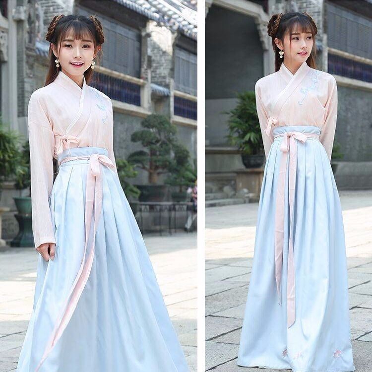 Bộ Hán phục cách tân phong cách Trung Hoa cổ điển thời trang mùa hè xinh xắn cho nữ | BigBuy360 - bigbuy360.vn
