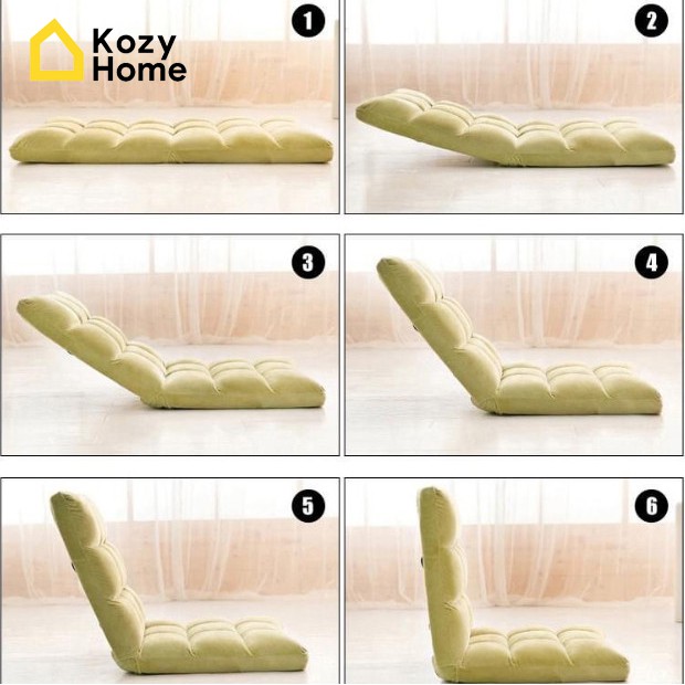 Ghế Bệt Tựa Lưng Thông Minh Tatami KOZY HOME - Ghế Lười Kiểu Nhật Bản - Chỉnh Được Nhiều Tư Thế Ngồi