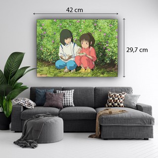 Poster A3  Vùng Đất Linh Hồn - Spirited Away