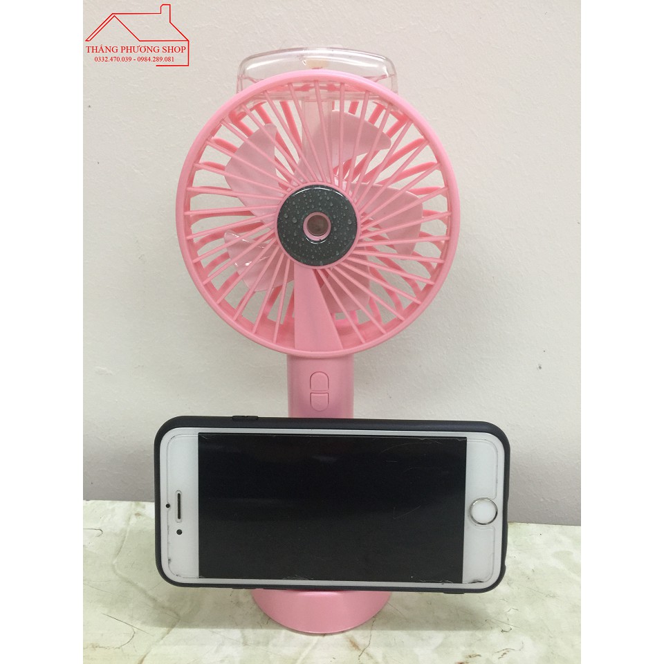 Quạt Phun Sương Tích Điện Cầm Tay - Để Bàn Mini F168 Chính Hãng | BigBuy360 - bigbuy360.vn