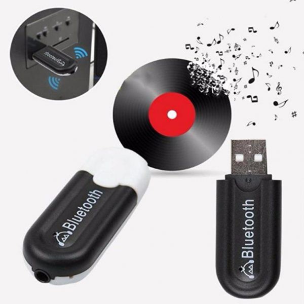 USB Bluetooth 4.0 HJX 001 chuyển loa/amply thường thành loa/amply BLUETOOTH, đầu ra là Jack âm thanh 3.5mm