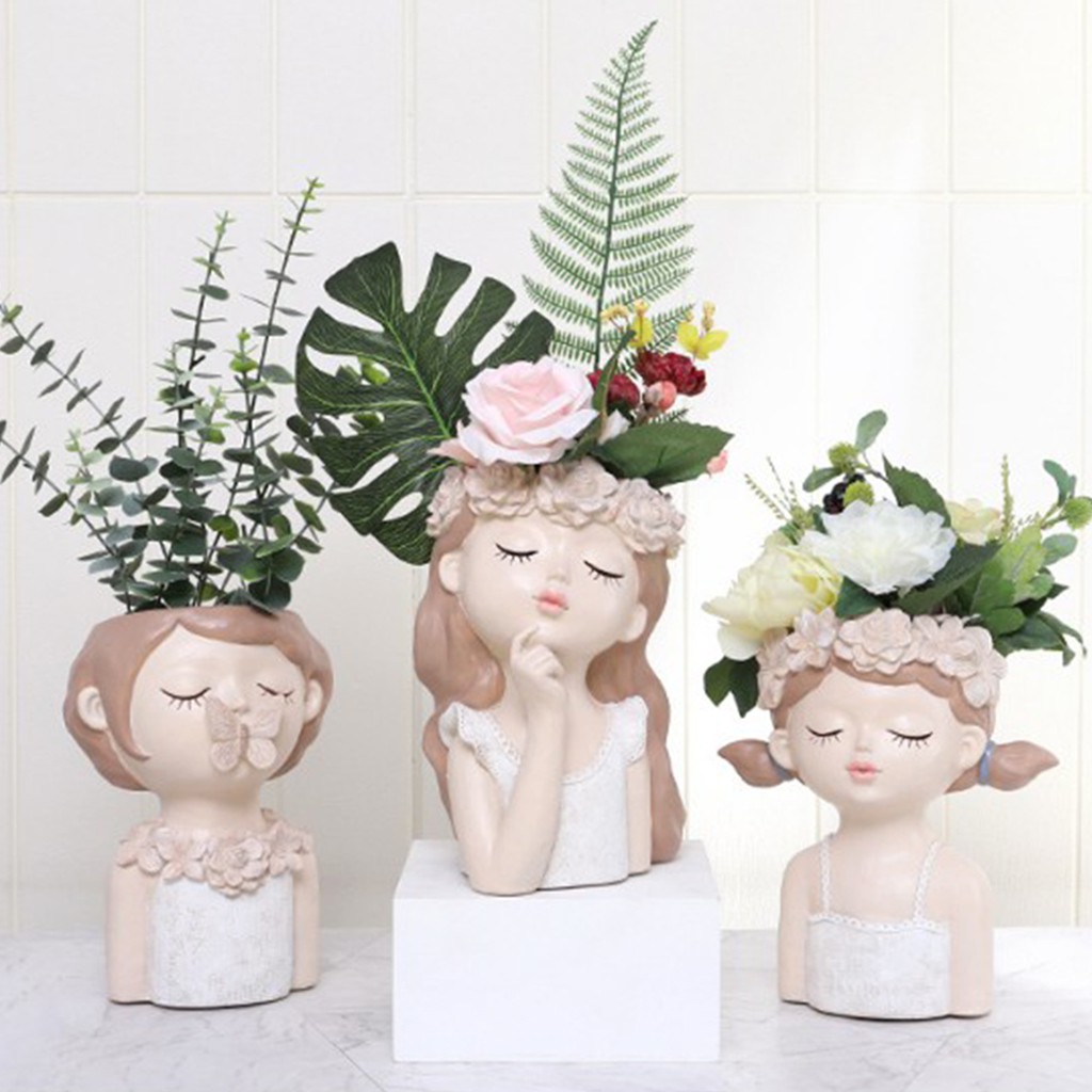 Chậu Cây Cảnh Thiết Kế Dễ Thương Dùng Trang Trí Nhà Cửa