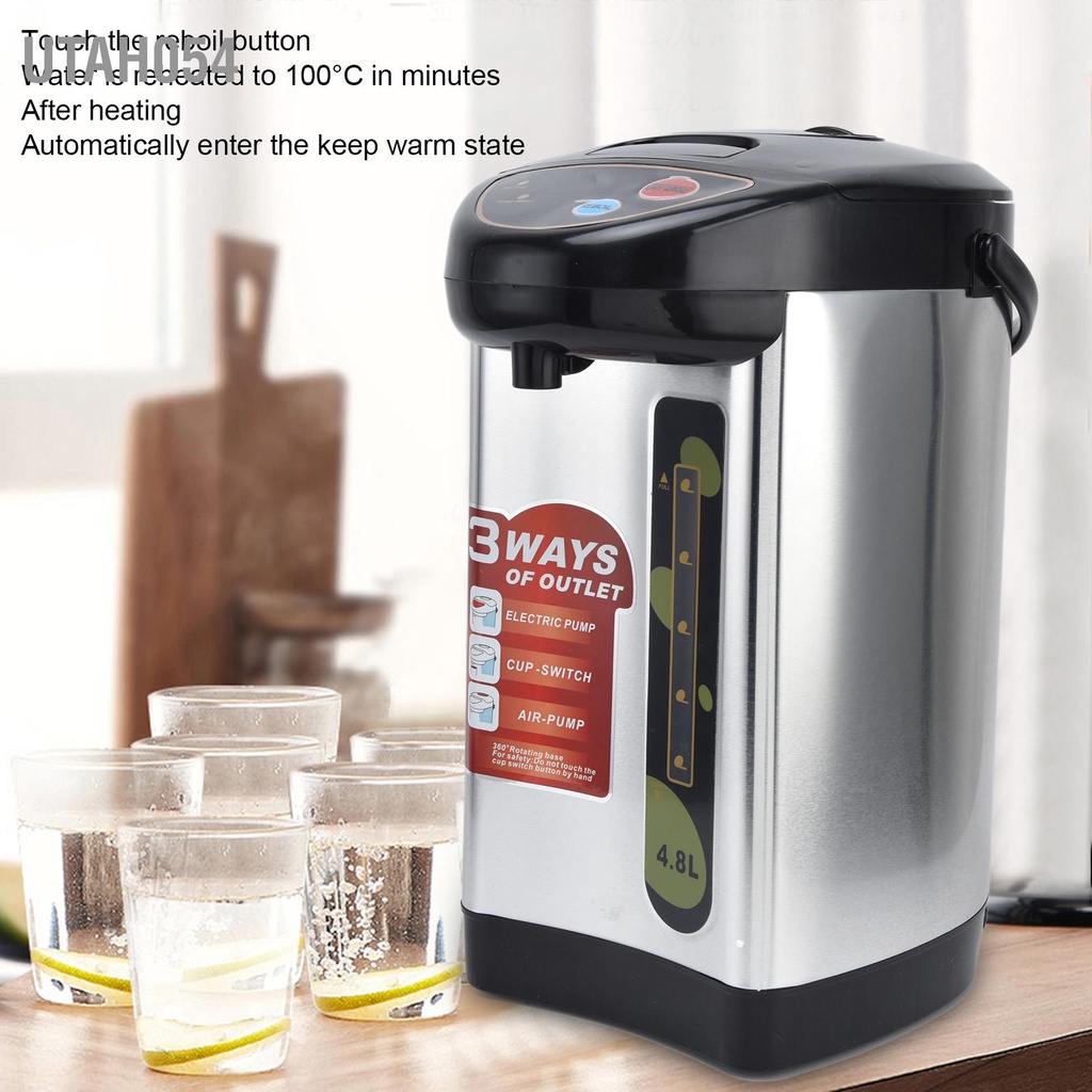 [Hàng Sẵn] Bình Thuỷ Điện - Bình Nước Nóng Điện Bằng Thép Không Gỉ 4.8L 220V【Utah054】