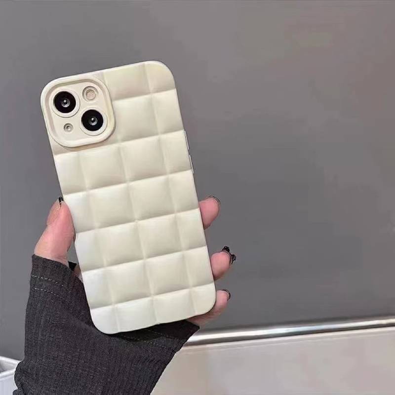 Ốp điện thoại kẻ ô vuông đơn giản phổ biến thích hợp cho Iphone13pro14max Apple 12 11 Xrxs 7p8p xQMD