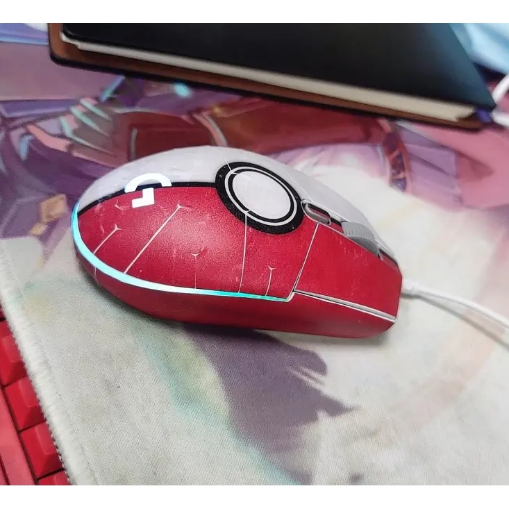 Miếng Dán EVA Chống Trầy Chống Trượt Chống Thấm Mồ Hôi Trang Trí Hình Chuột Hoạt Hình Cho Logitech G102 G304