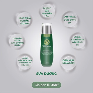Sữa dưỡng trắng  da  xm - nature