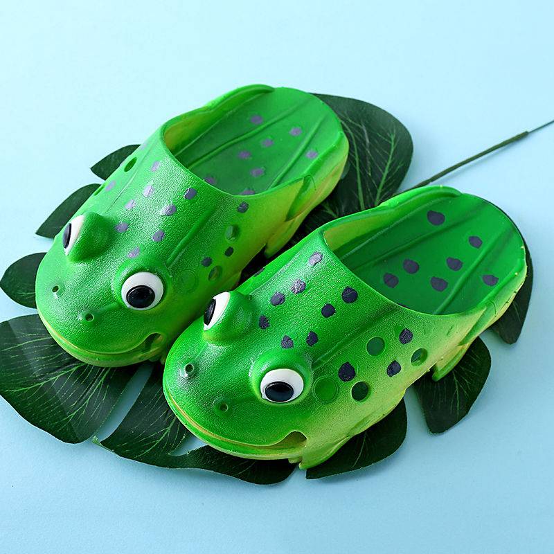 Dép Đi Trong Nhà Chống Trượt Hình Chú Ếch Dễ Thương Cho Bé