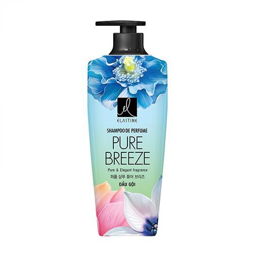 COMBO GỘI XẢ NƯỚC HOA ELASTINE DE PERFUME PURE BREEZE (600ML)