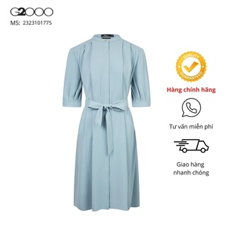 Đầm Nữ G2000 (2323101775) Màu Xanh (Phụ kiện: Dây vải)