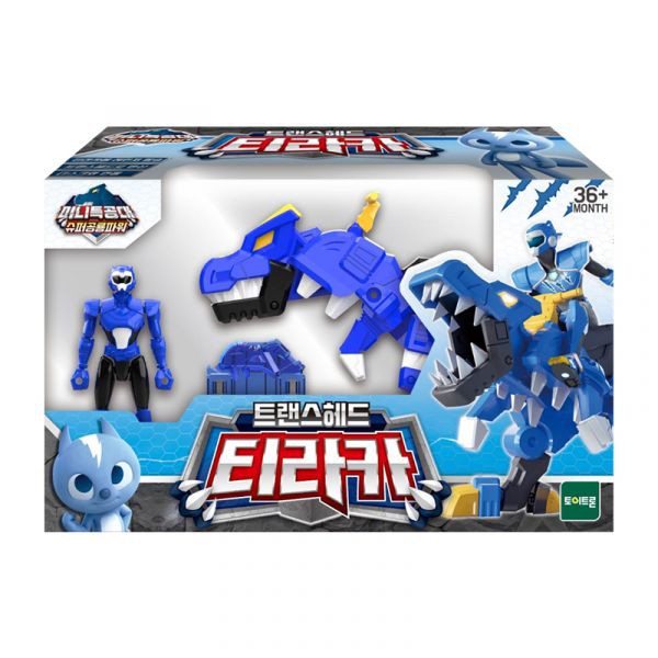 Miniforce chính hãng - Biệt Đội Siêu Nhân Nhí cùng thú cưỡi - Khủng Long biến hình chiến đấu.