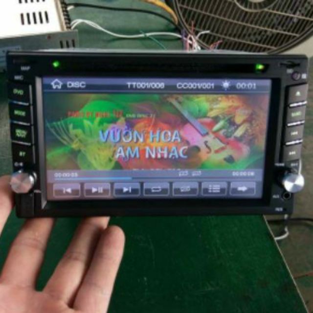 Đầu DVD đa năng lắp chung mọi ô tô KW-6279
