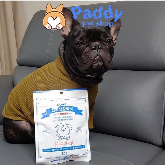 Viên Gà Tây Lamer Petpedia Snack Cho Chó Giảm Stress &amp; Tăng Miễn Dịch (80g)