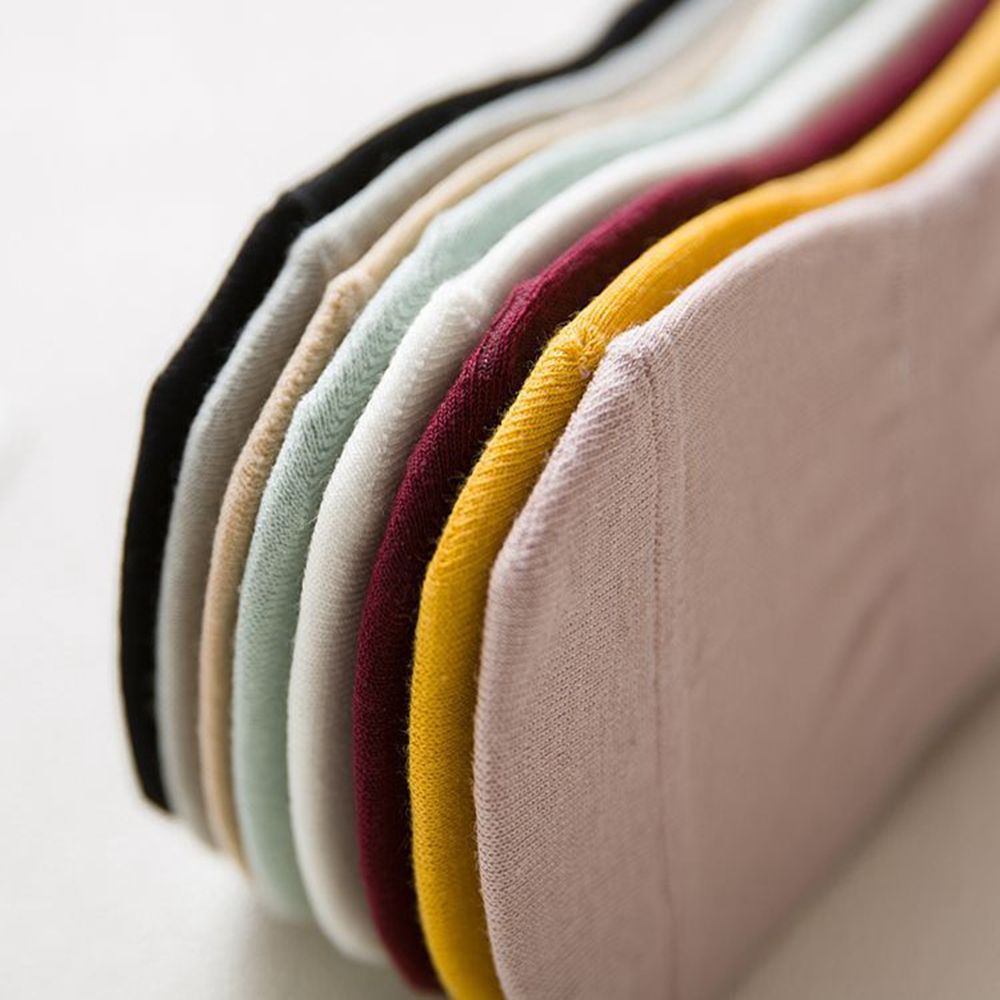 Vớ cotton dệt kim cổ ngắn thiết kế chống trượt cho nữ