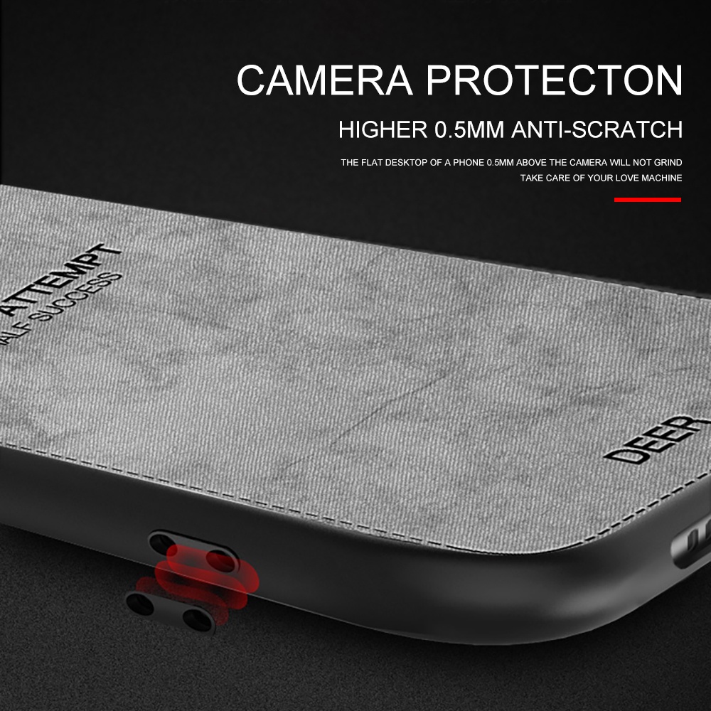 Ốp Điện Thoại Mặt Vải Denim Chống Sốc Chống Mồ Hôi Cho Xaiomi Redmi 10C 10 10A 9A 9C 9 Note 11 11S Poco M4 Pro X4 M3