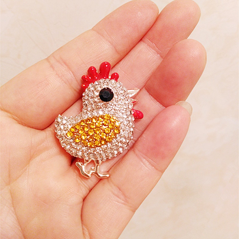 Ghim cài áo hình động vật dễ thương cho bé