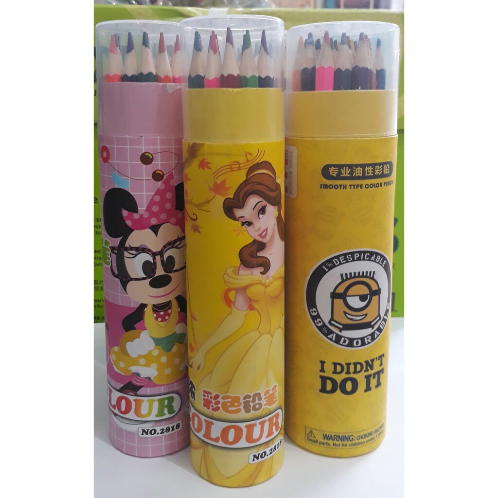 Bút chì màu 12 màu,18 màu,24 màu