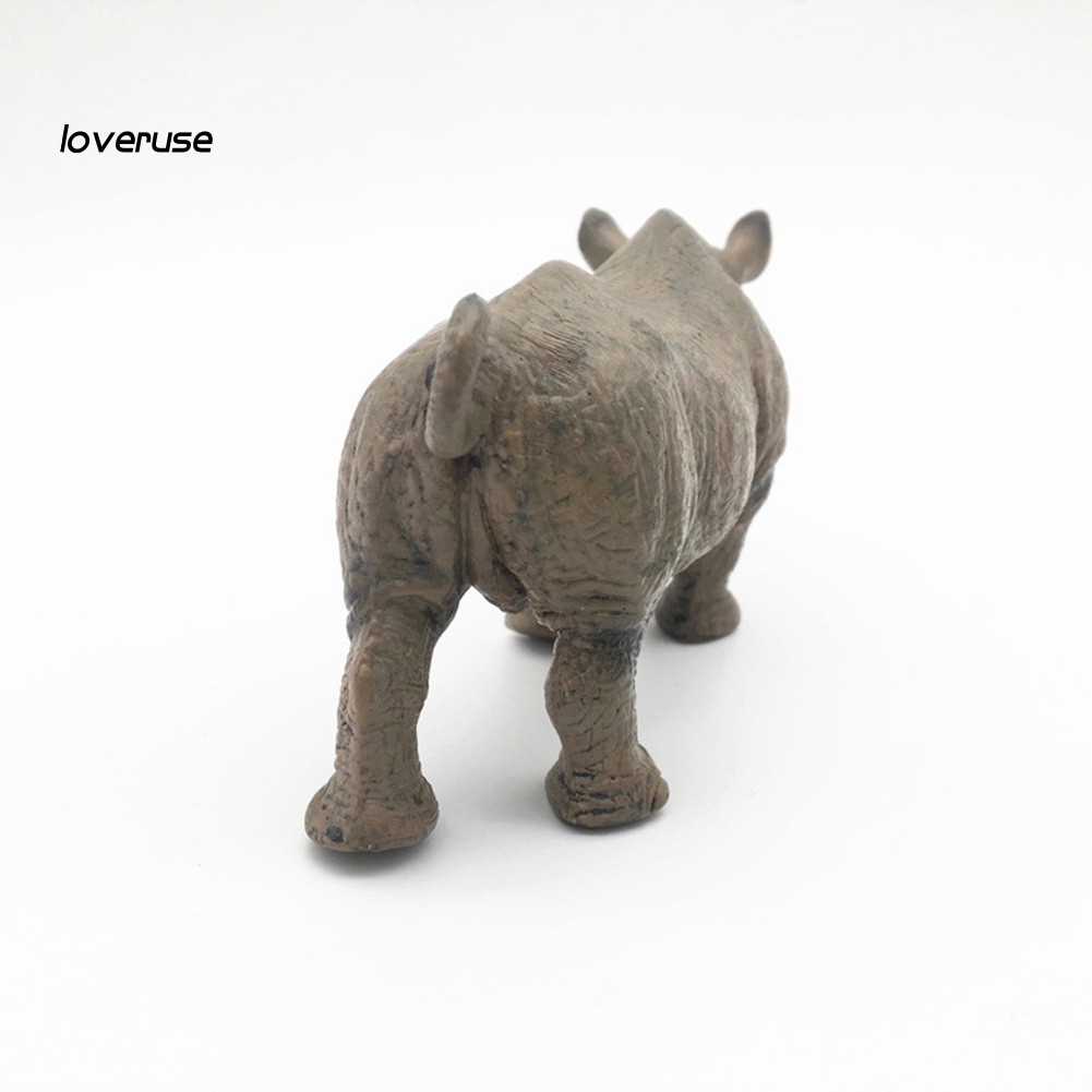 Đồ Chơi Mô Hình Tĩnh Tê Giác Hoang Dã Châu Phi Cho Bé