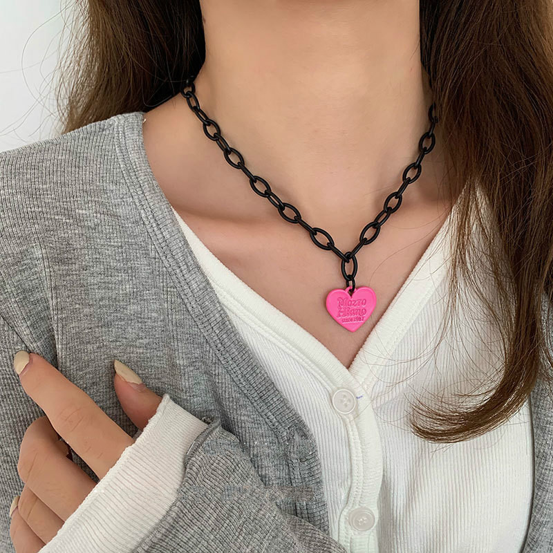 Dây Chuyền Mặt Hình Trái Tim Phong Cách Hip Hop Thời Trang 22655