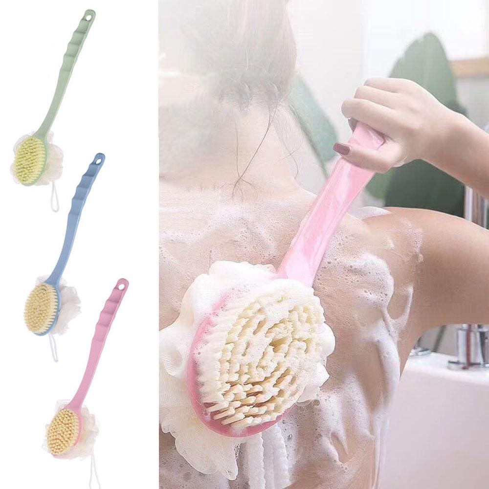 Bàn Chải Tắm Hai Mặt Bằng Nhựa Chà Lưng Tẩy Tế Bào Chết Mát Xa