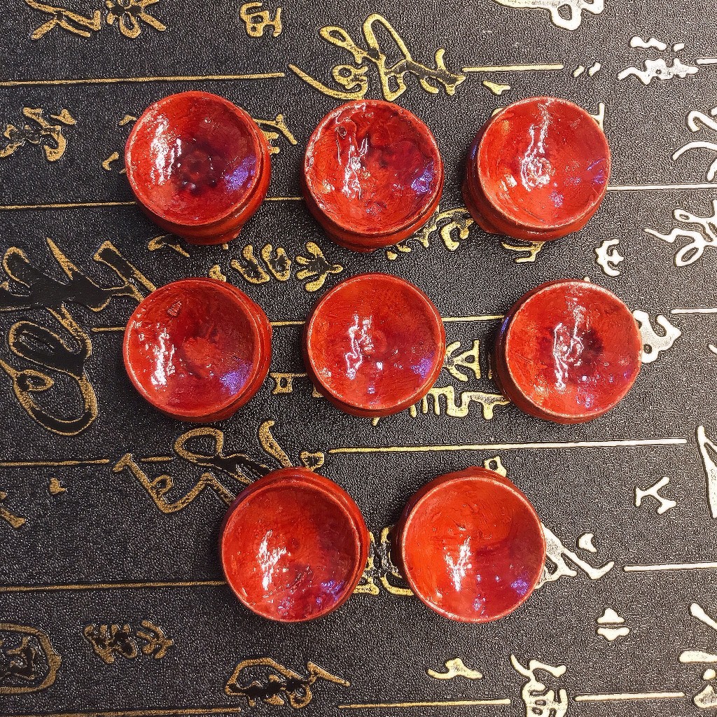 Đế gỗ trưng quả cầu phong thủy, trưng bày trang trí trong nhà