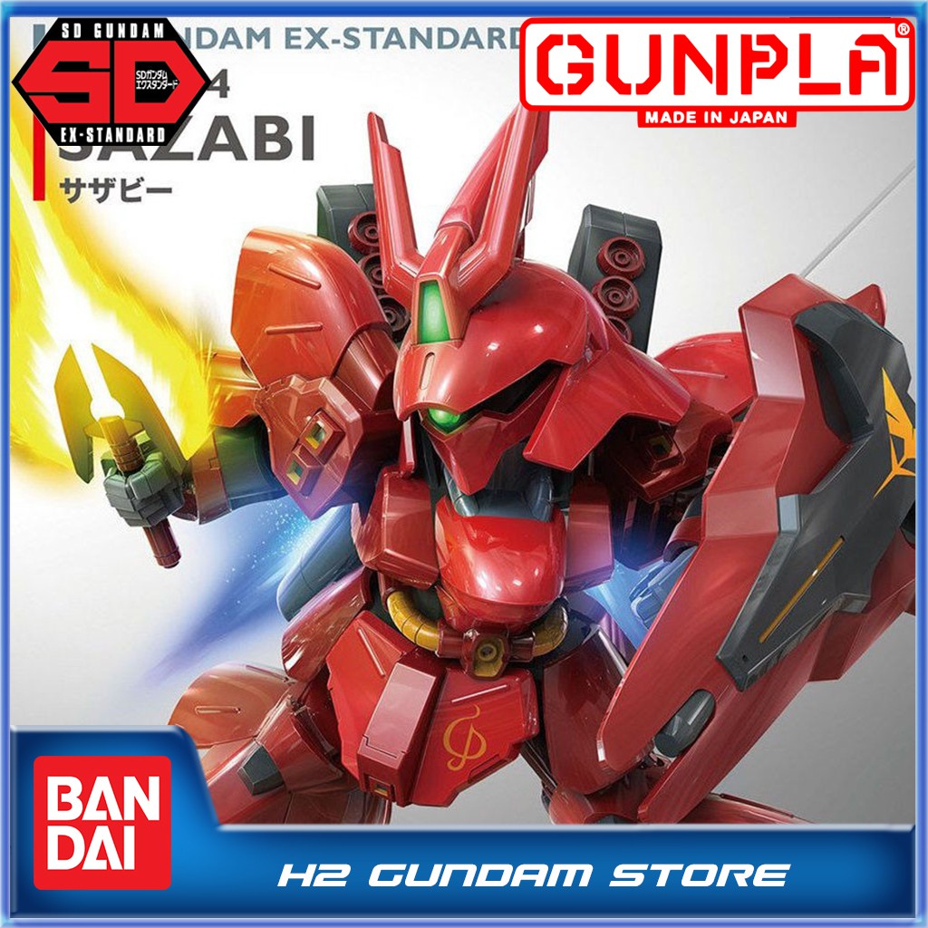 Mô hình Bandai SD Gundam EX-Standard Sazabi (Gundam Model Kits)