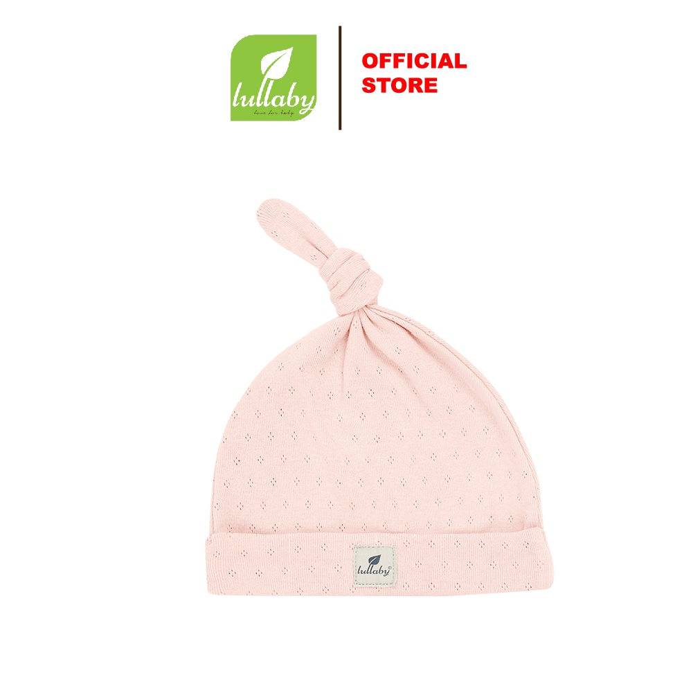 LULLABY Mũ thắt nút NH342M - Size sơ sinh 3M