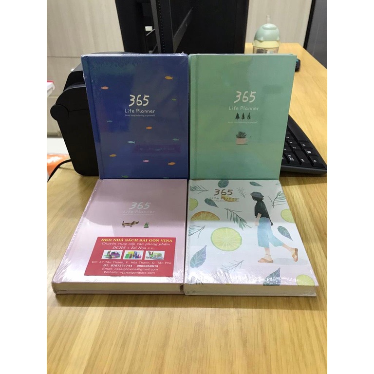Sổ bìa cứng 365 (Giao hình ngẫu nhiên)
