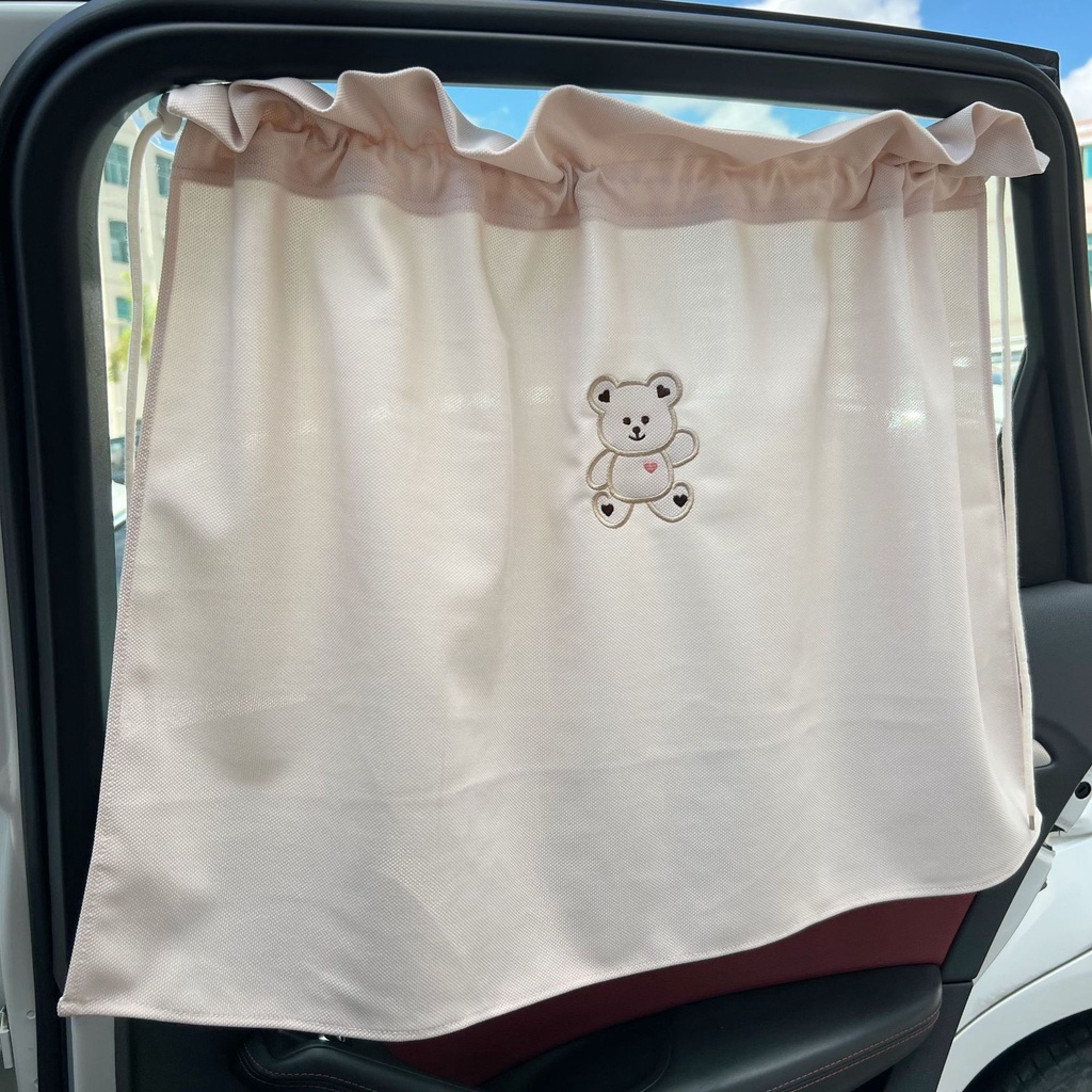 Rèm Che Nắng Cho Bé Có Giác Hút in Họa Tiết Hoạt Hình Dễ Thương