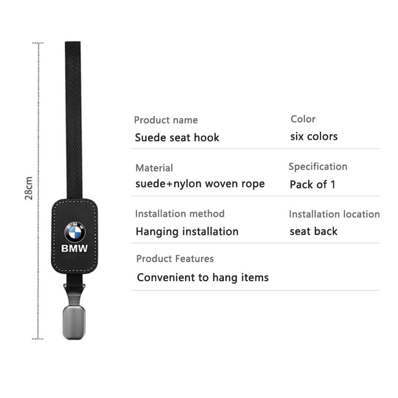 Móc Treo Đồ Gắn Sau Ghế Xe Hơi VOLVO XC60 XC90 S90S60XC40V60V90