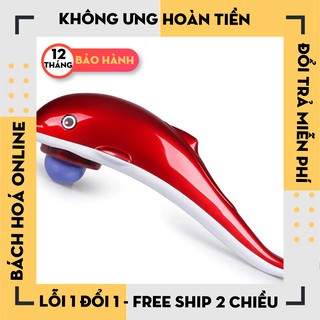 [Hàng Loại 1]  Máy Massage Cầm Tay Cá Heo 3 Đầu RF-889