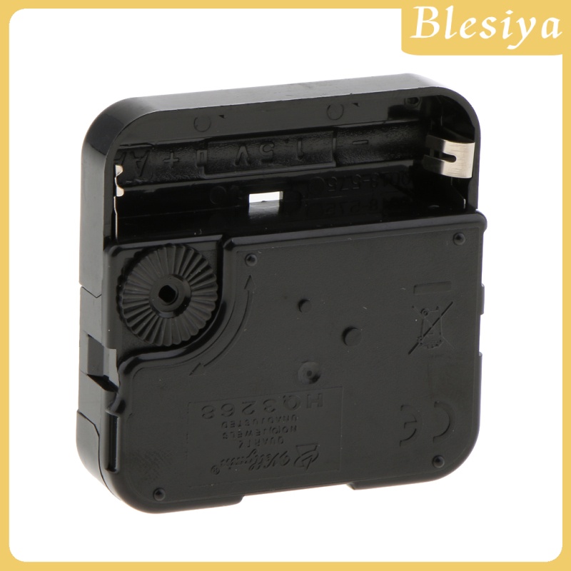 [BLESIYA]3xDIY Silent Quartz Wall Clock Movement Mechanism Repair Replacment Black Part Style03