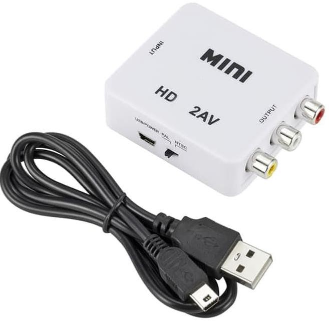 Đầu Chuyển Đổi Hdmi 2av Sang Av / Rca Chuyên Dụng Chất Lượng Cao