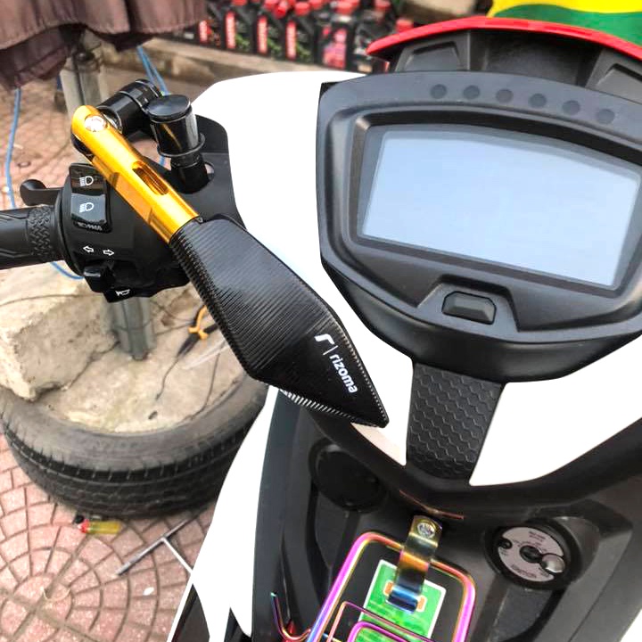 Gương 5 cạnh Rizoma cao cấp- gắn cho mọi loại xe