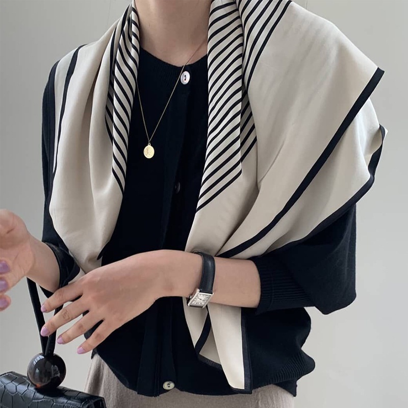 Khăn choàng cổ vuông 90cm thời trang nữ tính