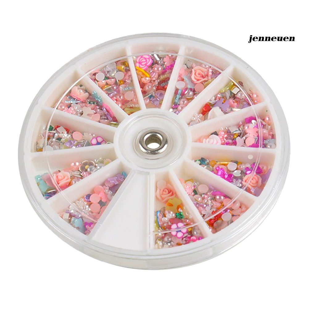 [Hàng mới về] Bộ 1200 Phụ Kiện Trang Trí Móng Tay Nghệ Thuật