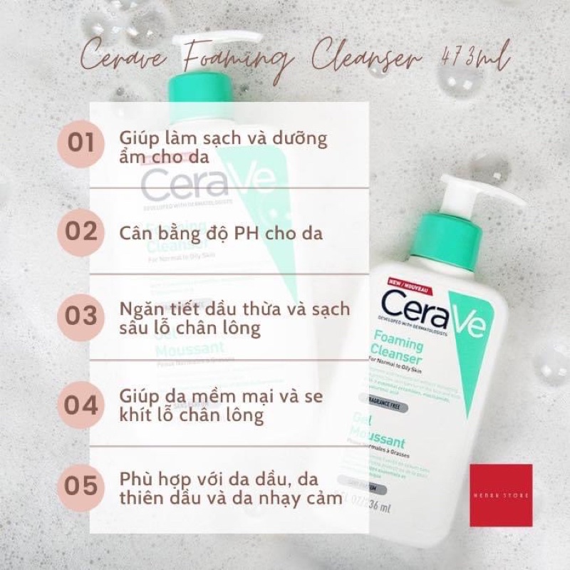 SỮA RỬA MẶT CERAVE 473ML | BigBuy360 - bigbuy360.vn