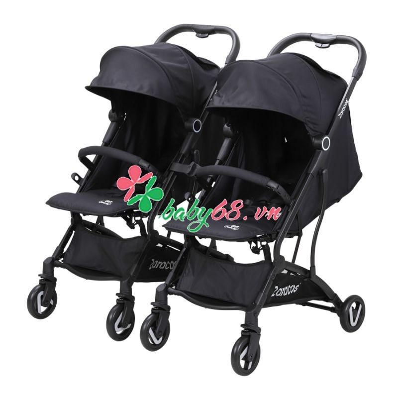 Xe đẩy đôi Zaracos NORIO 9026 dạng lắp ghép cho bé nhiều màu