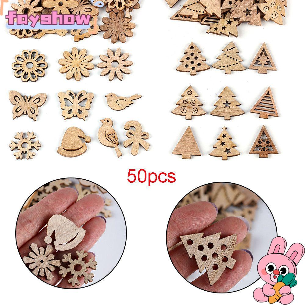 Set 50 Phụ Kiện Treo Trang Trí Cây Thông Noel DIY