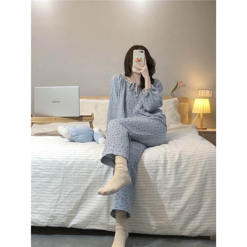 Set đồ ngủ vải xô dáng dài BD006 (ORDER) | BigBuy360 - bigbuy360.vn