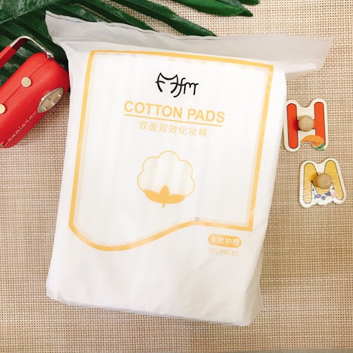 [DEAL SHOCK] TÚI ZIP 222 MIẾNG BÔNG TẨY TRANG COTTON PADS - KIMPHAM96