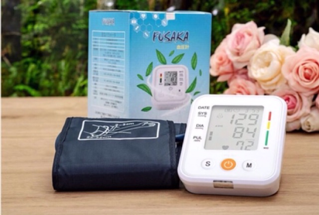 Máy đo huyết áp điện tử Bắp tay FUSAKA- Đo đo nhịp tim  - Bảo hành 2 năm-TẶNG KÈM VÒNG ĐIỀU HOÀ HUYẾT ÁP