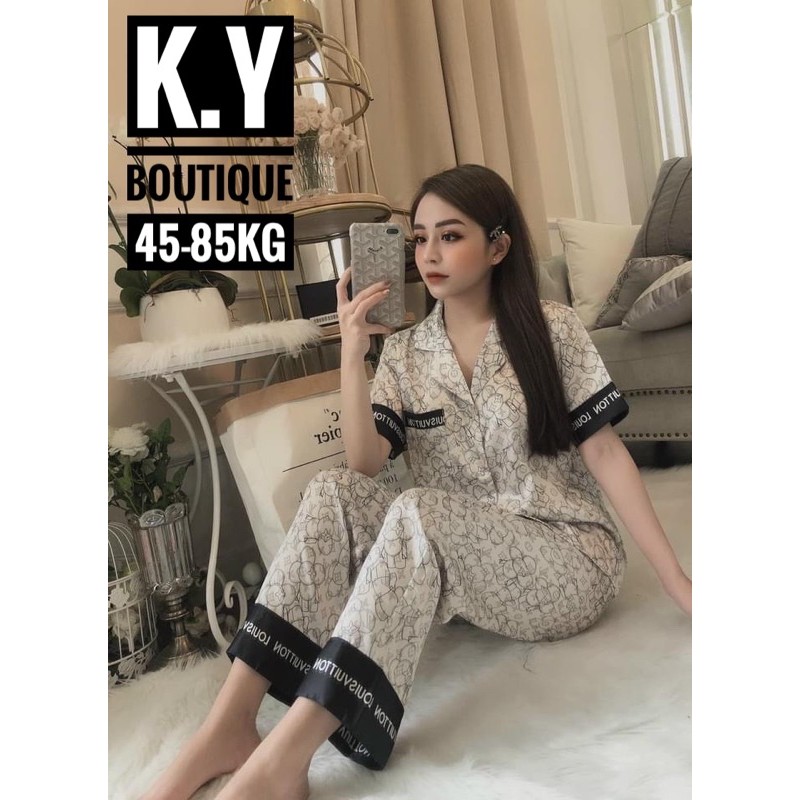 Bộ lụa satin pịama 45-85kg