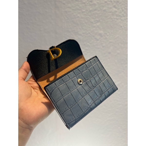 Ví Mini Cầm Tay chữ D  Nữ Ví Đựng Tiền Mini Cầm Tay Kèm Ảnh Thật Shop Tự Chụp