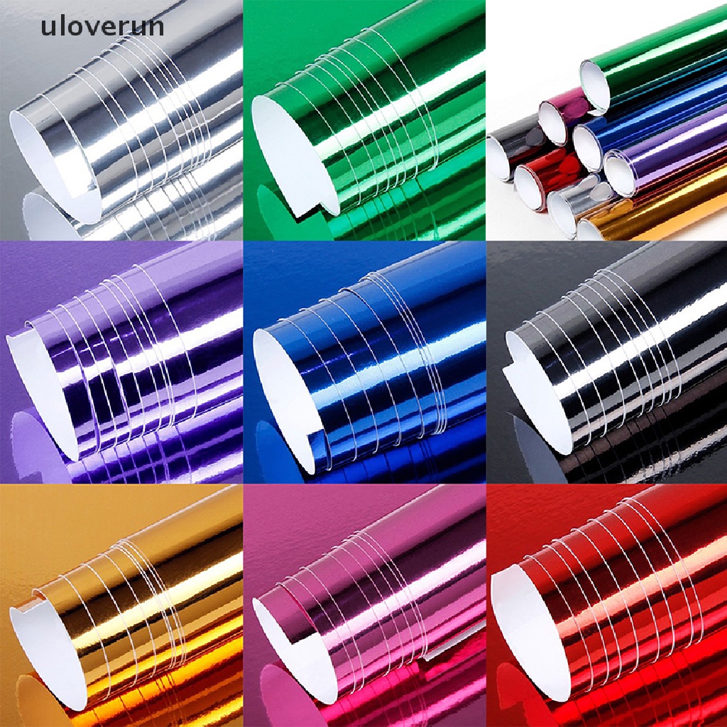 Miếng Dán Trang Trí Gương Chiếu Hậu Xe Hơi Bằng Chất Liệu Vinyl Phối Lá Chrome